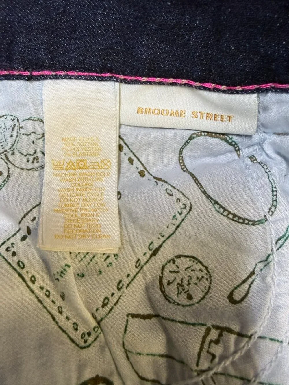 Kate Spade‎ Women’s Broome Street Skinny Jeans 28 Dark Indigo EUC